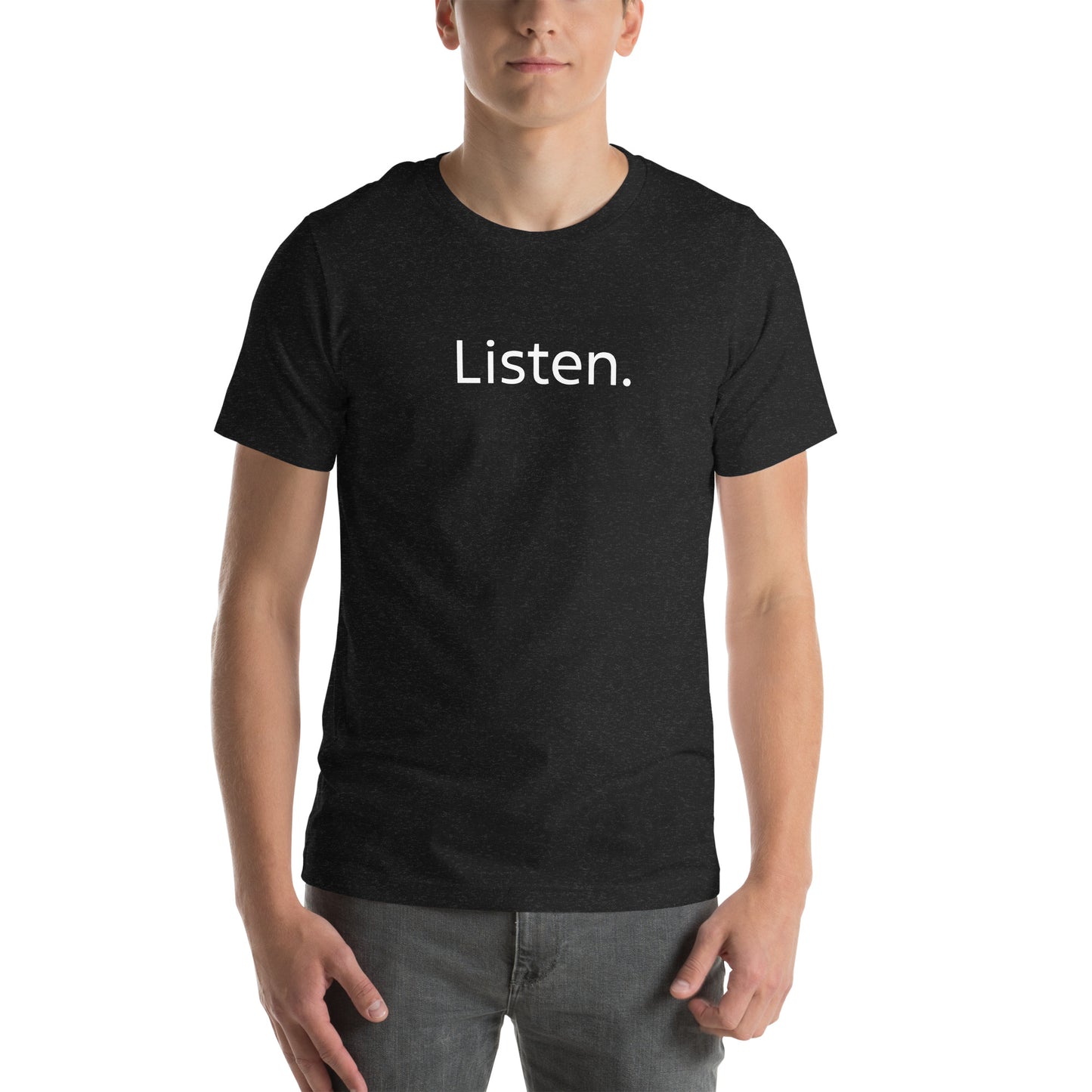 Listen.  Logo 2 Ears:1 Mouth